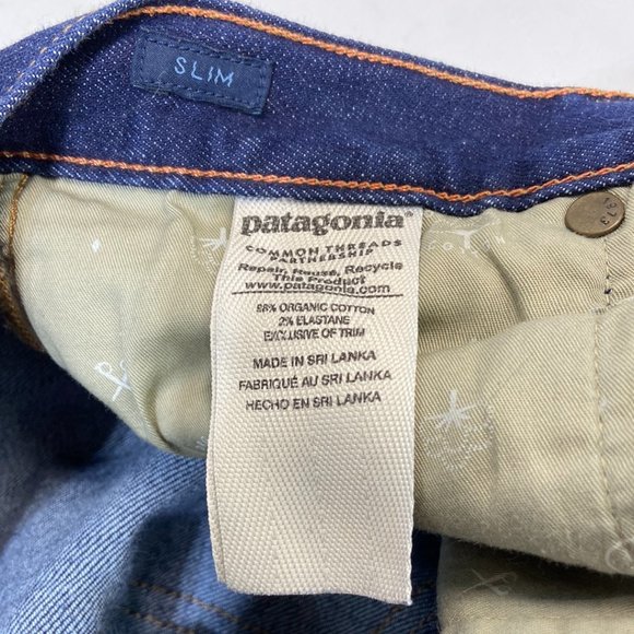 Patagonia Common Threads Slim Fit Women's Jeans Denim Blue - Size 24 - Picture 4 of 7